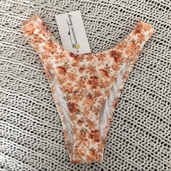 None Other - Floral Cheeky Bottoms